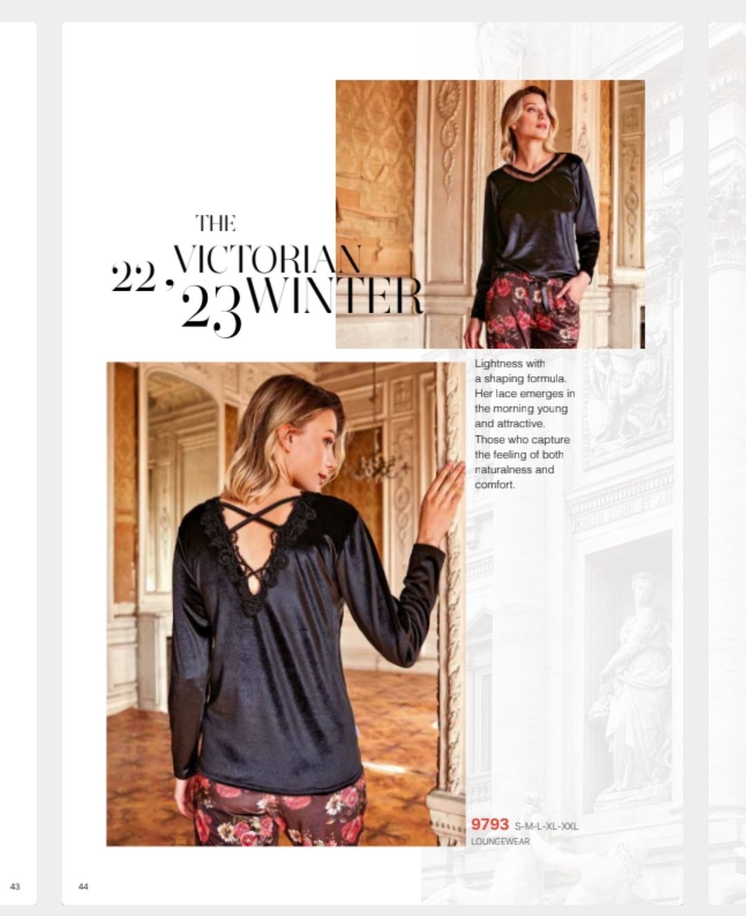 Velvet women pajamas